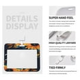 thumbnail image 4 of Susaid Sunflower Welcome A Print ID Badge Holder with Double-Sided Windows Horizontal Hard Plastic Case Black Card Protector Pouch for Office School ID Credit Cards, 4 of 7