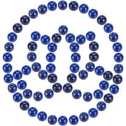 400pcs Lazuli Beads 4mm Gemstones Beads Semi Precious Beads Smooth Round Loose Beads & Elastic Thread & Plastic Bead Containers