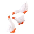 thumbnail image 3 of 3Pcs Simulation White Goose Ornaments Resin White Goose Landscaping Decorations, 3 of 6