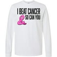 thumbnail image 3 of Inktastic I Beat Cancer and So Can You Long Sleeve T-Shirt, 3 of 5