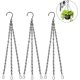thumbnail image 1 of Cadena de cesta colgante, 3 conjuntos de cadenas metálicas de colgador de plantas con clips para macetas, macetas, jaula de pájaros, linternas kaili Sencillez, 1 of 2