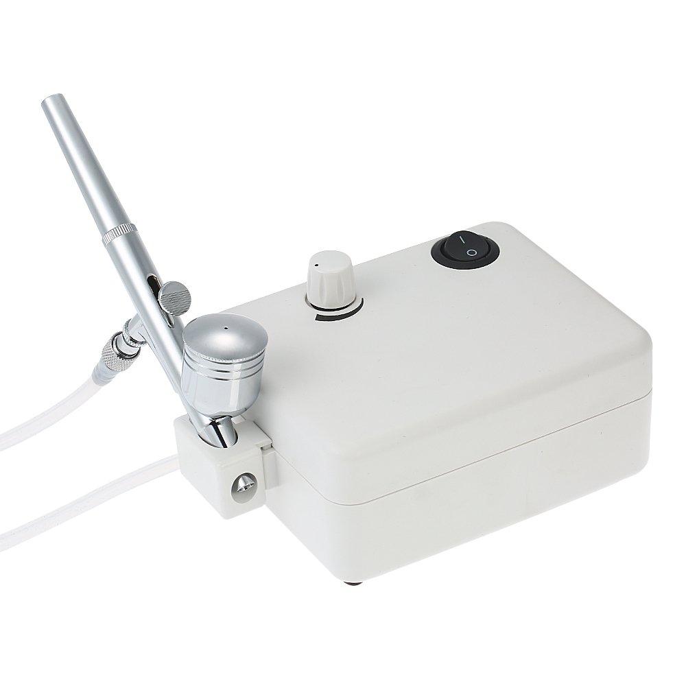 KKmoon Multipurpose Dual Action Airbrush Mini Air Compressor Set