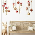 thumbnail image 6 of Christmas Wall Stickers Set For Shopping Mall Window And Big Kids Teens Room Decor, 15.7In Merry Christmas Hanging Ornament Design Decals, Set Of Festive Season Decoration For, 6 of 6