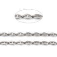 thumbnail image 2 of 10ms Tarnish Resistant 304 Stainless Steel Link Chains Unwelded Stainless Steel color Link: 13.5x7.5x1mm Oval: 6x4.5x2mm, 2 of 3