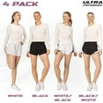 thumbnail image 6 of Ultra Performance Women's Running Shorts 4-Pack Athletic Workout Gym Shorts for Women, with Brief Liner, 6 of 6