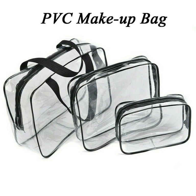 1pc Clear Waterproof Toiletry Travel Bag