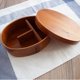 thumbnail image 3 of ZHAOCHENG Fiambrera de madera natural de estilo japonés para niños y adultos, ideal para picnic, camping, sushi, aperitivos, frutas y mucho más., 3 of 5