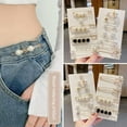 thumbnail image 3 of HOOUN 1Set Fashion Clothing Brooches Waist Adjustment for Women Pearl Lapel Pin Buc:yy-36, 3 of 9
