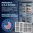 thumbnail image 6 of Fresh LT120F Refrigerator Air Filter Replacement for LG, Compatible with Models: Kenmore Elite 9918, 795, & LG ADQ73214404, LMXS30776S, 2-Pack, 6 of 8