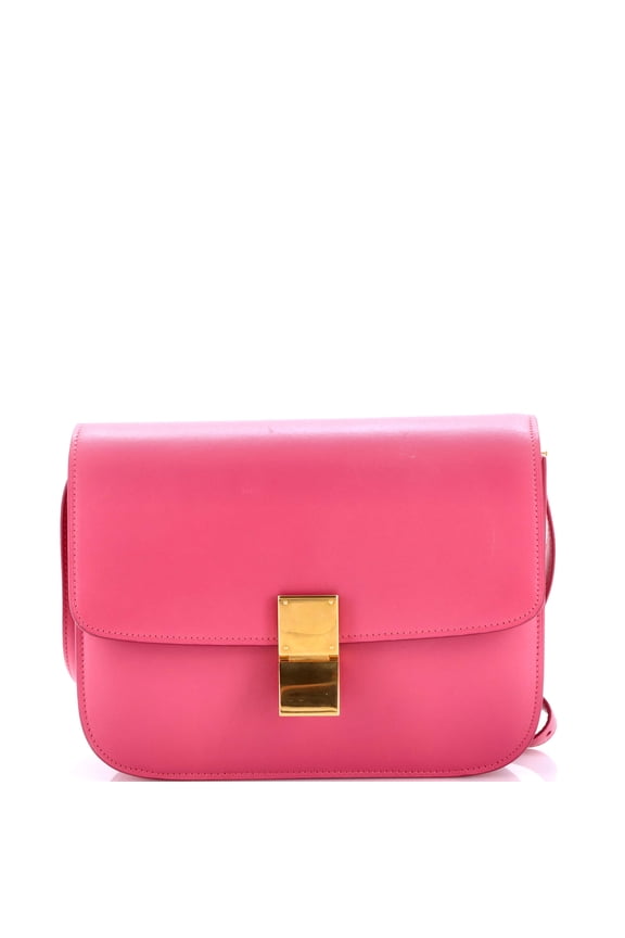 Pre-Owned Classic Box Bag Smooth Leather Medium By Rebag