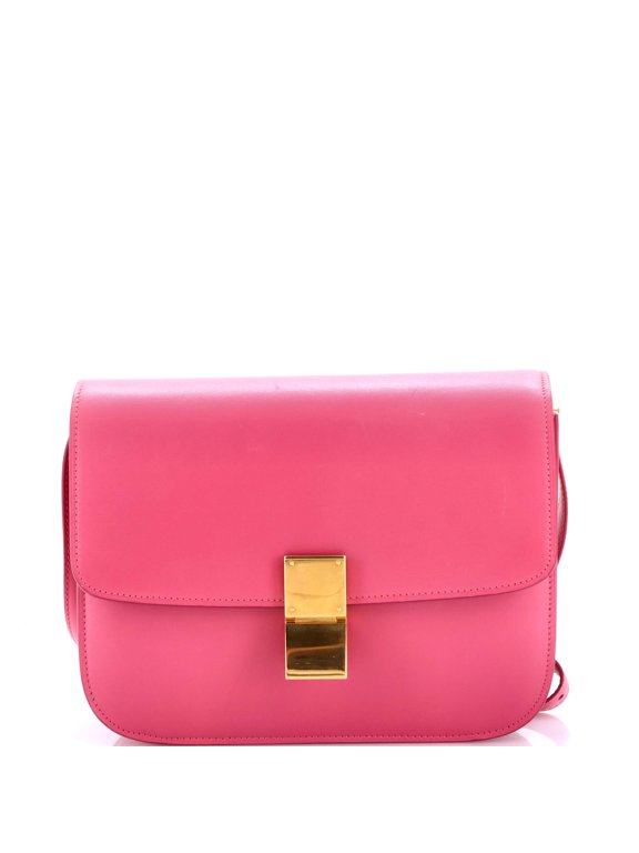 Pre-Owned Classic Box Bag Smooth Leather Medium By Rebag