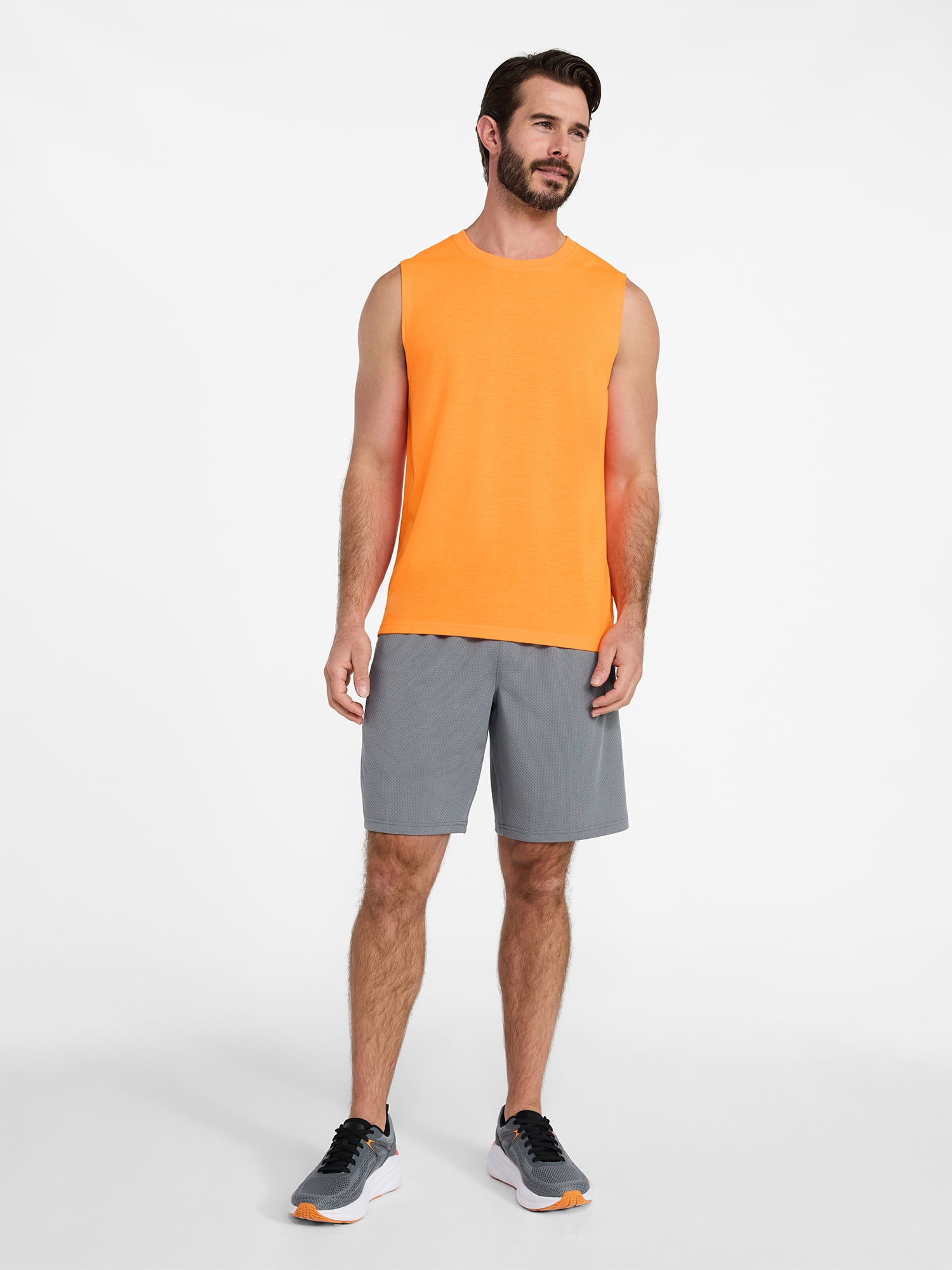 Athletic Works Men's and Men's Big & Tall Tri-Blend Muscle Tee, Sizes XS-4XLT