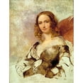 thumbnail image 3 of Emanuel Gottlieb Leutze 20x24 Black Modern Framed Museum Art Print Titled - The Countess (1838), 3 of 5