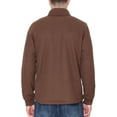 thumbnail image 4 of BC Clothing Men’s Bonded Fleece Lined Body Lined Quarter Zip Pullover Top (Brown, Large), 4 of 6