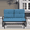 Blue, variant on SOLAURA 2-Person Outdoor Swing Glider Chair Bench Loveseat Cushioned Sofa,Blue