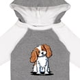 thumbnail image 4 of Inktastic Kc Cavalier Spaniel Boys or Girls Long Sleeve Baby Bodysuit, 4 of 5