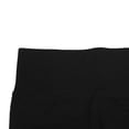thumbnail image 3 of Pantalones cortos de yoga de cintura alta para mujer, pantalones cortos de yoga elásticos suaves para correr, control del vientre, pantalones cortos de entrenamiento, color negro L, 3 of 8