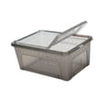 thumbnail image 3 of Caja de cría de reptiles, hábitat para eclosión, portátil y ligera, para animales Negro, 3 of 9