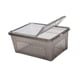 thumbnail image 3 of Caja de alimentación de reptiles Contenedor de transporte de tortuga con respiraderos pequeños, caja de criadero portátil de hábitat hábitat animal Negro, 3 of 8