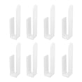 thumbnail image 1 of Hyasfey 2/4/6/8Pcs Baseball Cap Holder Wall Mounted Hat Organizer Hooks L-Shaped Design Multipurpose Easy Installation Acrylic Hat Racks, 1 of 8