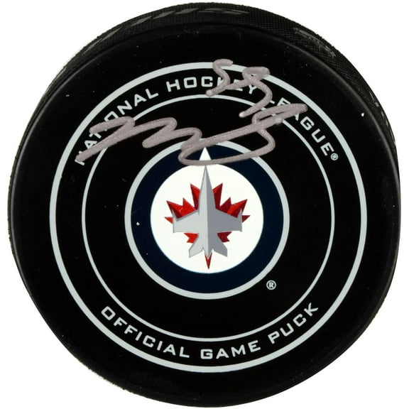 Mark Scheifele Winnipeg Jets Autographed Official Game Puck - Fanatics Authentic Certified