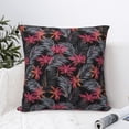 thumbnail image 4 of Pofeuu Colorful Hawaii Palms Print Double-sided plush pillowcase Square Throw Pillow Covers Pillows Cover for Living Room Bedroom Sofa Couch Cushion Cover（No pillow core）-24"x24", 4 of 7