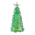 thumbnail image 1 of Árbol de Navidad de resina de cristal Decoración verde Adornos de temporada, 1 of 4