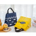 thumbnail image 1 of UPGRATOR 1Pc Portable Dark Cloth Lunch Bag with Thermal Insulation for Men and Women, 1 of 8