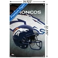 thumbnail image 3 of NFL Denver Broncos - Helmet 16 Wall Poster with Push Pins, 14.725" x 22.375", 3 of 3