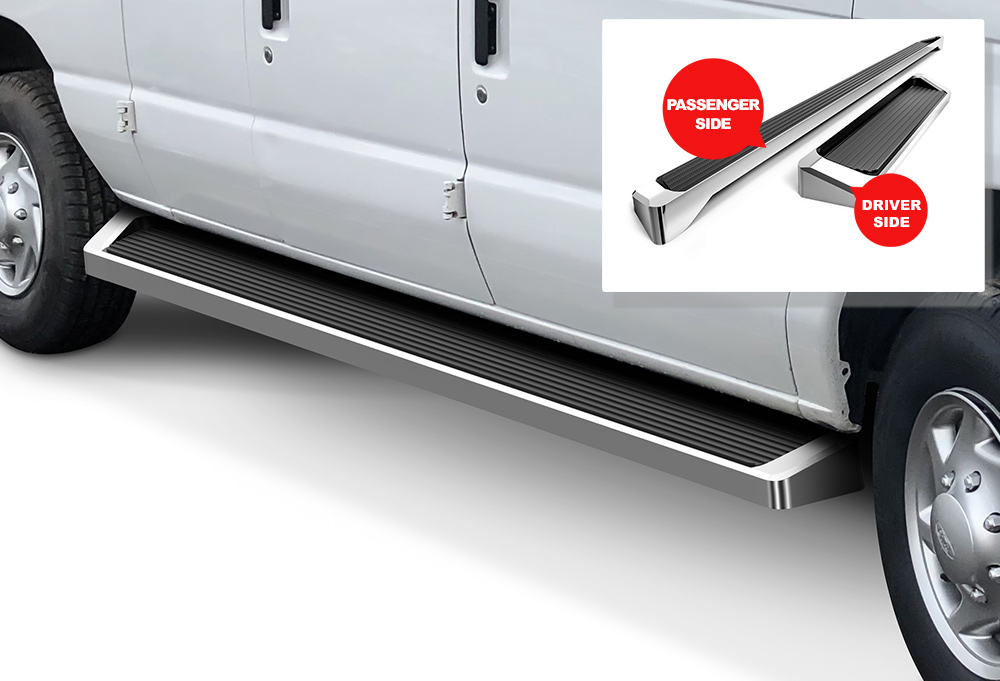 iBoard Running Board For Econoline Full Size SUV