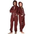 thumbnail image 3 of Joggies - Family Matching Red Wine Hoodie Onesies for Boys, Girls, Men, Women and Pets - Kids - Medium (Fits 4'6 - 4'8"), 3 of 7