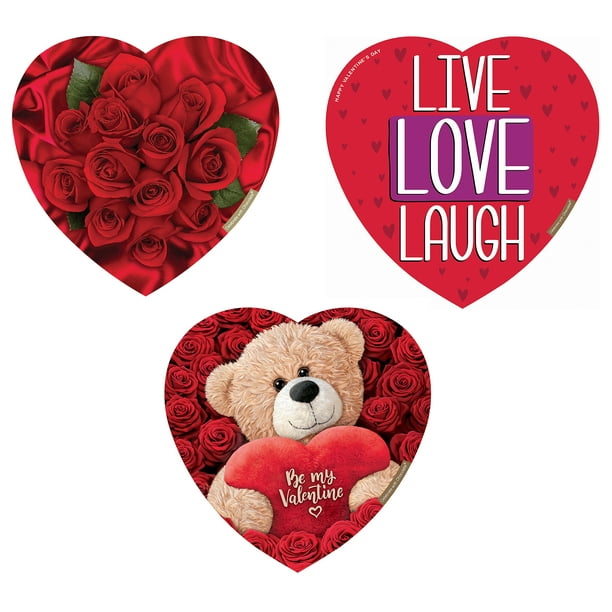 Elmer Chocolate Valentine Giant Mix Hearts Assorted Chocolates 28 8 Oz Walmart Com Walmart Com
