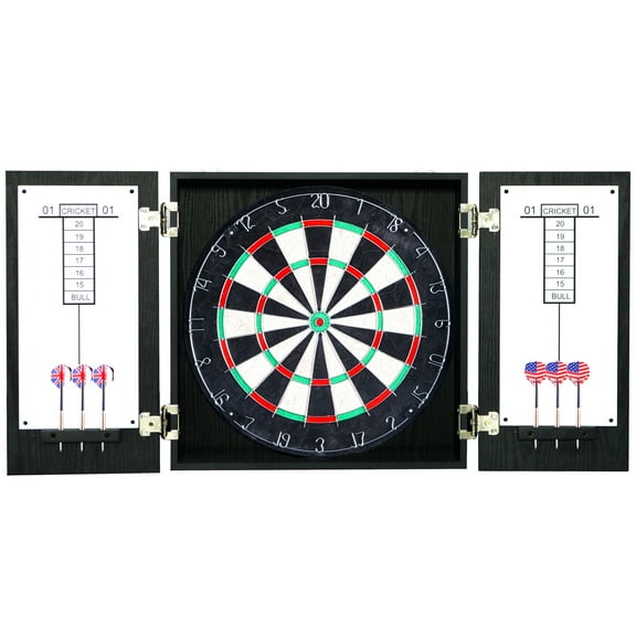 Hathaway Winchester Dartboard & Cabinet Set, 19.75-in w
