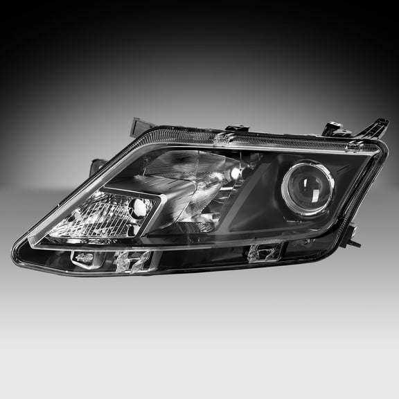 BRYGHT-For 2010-2012 Ford Fusion Factory Projector Black Headlight Left Driver Side