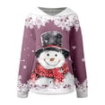 thumbnail image 5 of WILLBEST Sudadera con Capucha de Estilo Acogedor, Manga Larga, Estilo Informal, Cálida, Suave, de Corte Holgado, con Estampado Navideño Ideal para Mujer X-Grande, 5 of 5