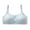 Blue, variant on Training Bras For Girls 10–14 Adjustable Spaghetti Strap Front Double Button Decor Cami Bra Solid Fixed Padded Wireless Cotton Puberty Underwear Vest No Steel Ring Breathable Teen Crop Top