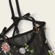 thumbnail image 5 of Gibobby Conjunto de lencería Sexy Lencería sexy para mujer, camisón de encaje con camisola de encaje para mujer lencería(Negro, CH), 5 of 5
