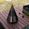 thumbnail image 5 of Premium Metal Bluetooth Speaker with Ambient Light, Hi-Fi 360° Surround Sound, 30W Desktop Wireless Speaker, Black, 5 of 6