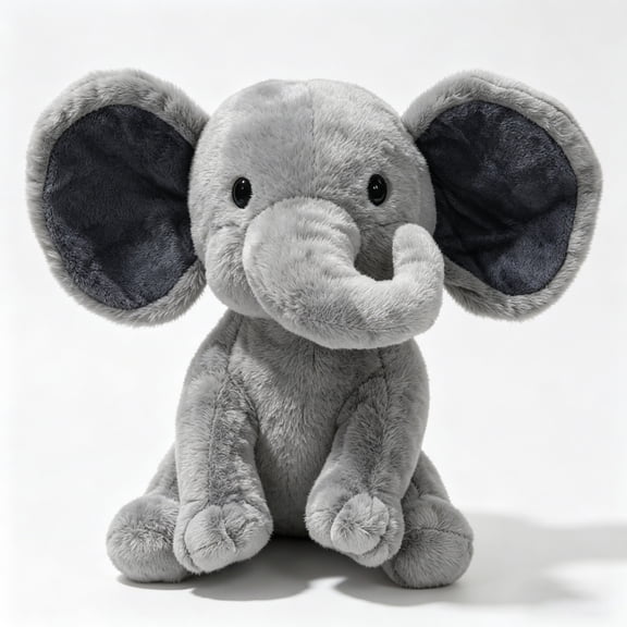 Naturace Elephant Plush Toy 10 in Elephant Stuffed Animal Plushie Toys for Kids Boys Girls