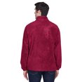 thumbnail image 3 of Harriton M990 Men's Full-Zip Fleece-Wine-XS, 3 of 3