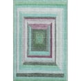 thumbnail image 2 of Addison Rugs Mayfield Premium Machine Washable Transitional Geometric Teal Rectangle Rug, 10' x 14', 2 of 7