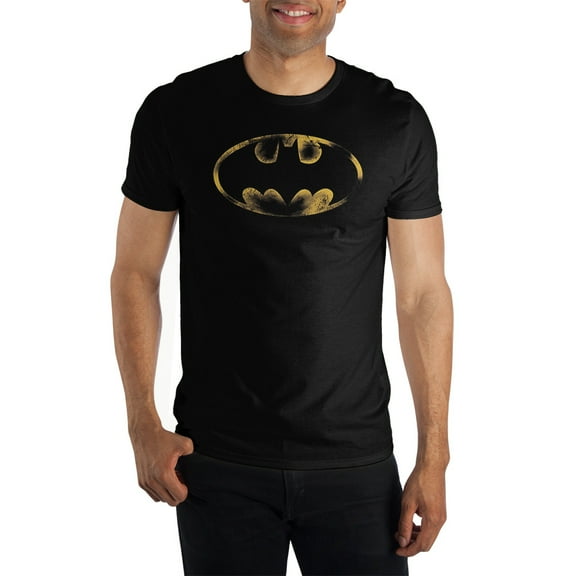 DC Comic Book Batman Mens Black Graphic Tee Shirt-L