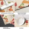 thumbnail image 3 of Red Mushroom Frog Light Pattern Kitchen Rug Mat,Kitchen Runner Rugs Non Skid Washable,Decorative Kitchen Floor Mats for Kitchen,Sink,Laundry,17"X47", 3 of 5