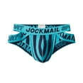 thumbnail image 4 of JOCKMAIL 3PCS/PACK Mens Underwear Briefs Wide Belt Striped Athletic Sports Underwear Mens Underpants, 4 of 6