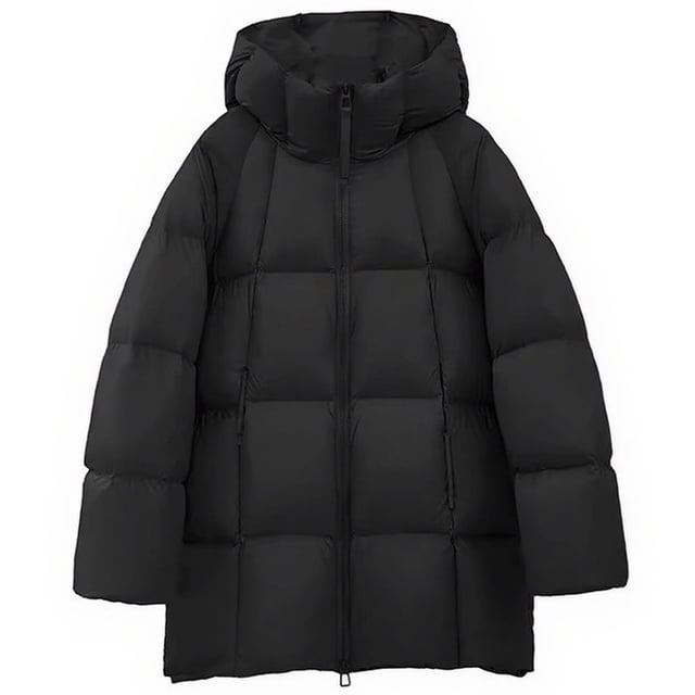 Parka Décontractée à Manches Longues pour Femmes avec Capuche et Fermeture Éclair avant pour Protection par Temps Froid - Idéale pour Usage Quotidien et Activités Extérieures