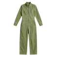 thumbnail image 7 of Wenini Women's Loose Stand Collar Long Sleeve Jumpsuit Front Zipper Wide Leg Jumpsuit with Pockets 2026 Trendy Casual Lounge Clothing, 7 of 7