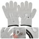 thumbnail image 5 of 1 par de guantes de terapia eléctrica de fibra de plata blanca Accesorio de terapia de masaje eléctrico - Guantes de masaje de algodón universal con línea de conversión de 2 piezas (S gris), 5 of 7