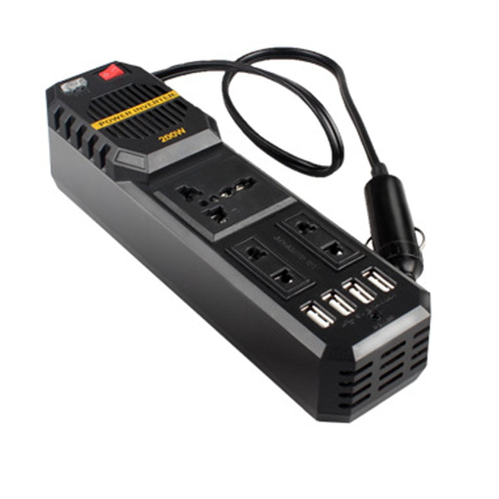 200W Mini Car Vehicle Inverter DC 12V to AC 220V Highpower Power