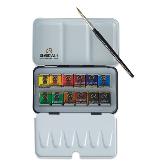 Rembrandt Artist Watercolors - Set of 12, Assorted Colors