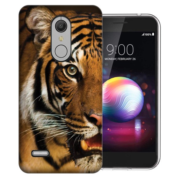 MUNDAZE LG Stylo 5 Tiger Face Design Phone Case Cover